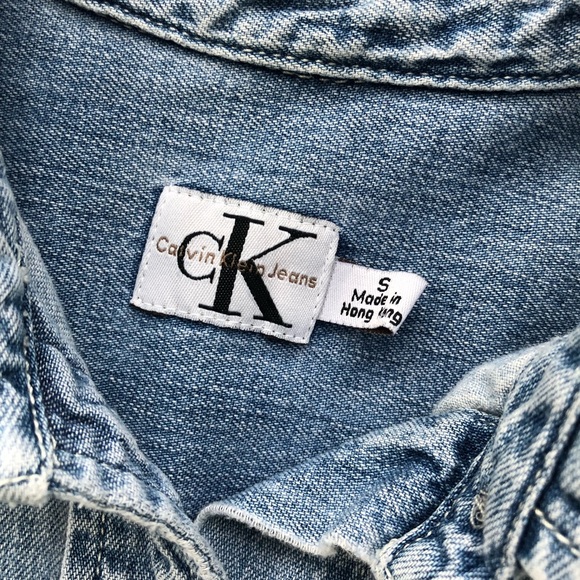 Vintage Calvin Klein denim shirt - Picture 3 of 4